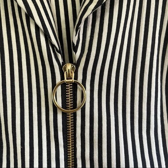 Bailey 44 Gangway Pinstripe Zip Up Blazer Sz Small - Picture 5 of 8